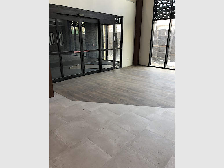 lobby tile floor