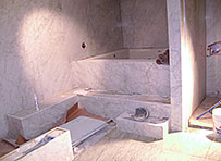 bathroom marble work