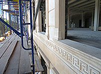 building facade stonework