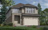 Image graphic rendering of house for builders