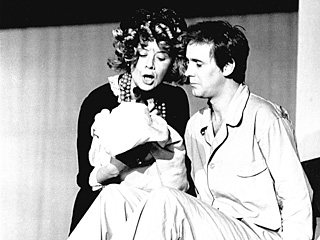 Robert Anthony performing in a play